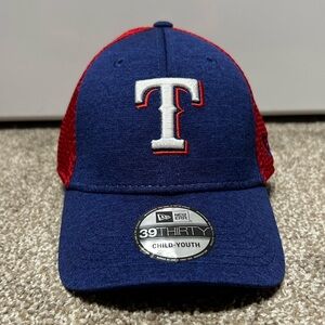 Texas Rangers 39THIRTY Youth Fitted Hat